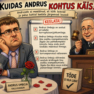 Andrus Umboja käis kohtus