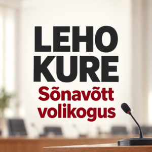 Leho Kure sõnavõtt